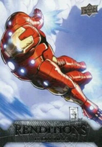 #78 - Iron Man [2024 Marvel Spider-man Rendiciones] Casi Como Nueva Casi Nueva+ Tarjeta Coleccionable - Imagen 1 de 2