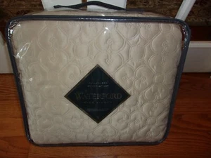 Waterford Fine Linens Mosaic Gold Quilted Full/Queen Coverlet & Shams Set - Picture 1 of 3