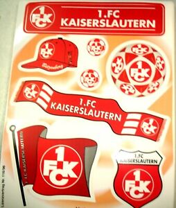 KULT #2018085 Lizenz 80er Jahre 1.FC Kaiserslautern 2 Stück Aufkleber Auto