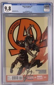 🔥 🔑 CGC 9.8 NEW AVENGERS #7 Wakanda v Atlantis War Namor Black Panther🔥 🔑 - Picture 1 of 2