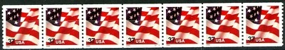US Flag PNC7 MNH W/A 37 Cent Denominated Type PL S1111 Scott 3631 - Image 1 of 2