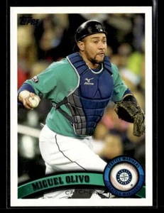 2011 Topps Update #US67 Miguel Olivo Card Seattle Mariners - Picture 1 of 2