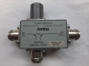 Puente Anritsu 62NF75 VSWR 10 MHz - 1000 MHz - Imagen 1 de 3