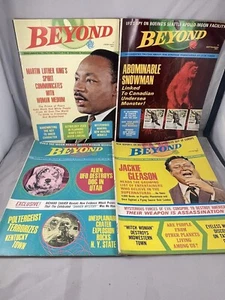 4 Vintage Beyond Magazine Martin Luther King Gleason Sci-fi Paranormal UFOs - Picture 1 of 9