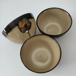 Pfaltzgraff Painted Poppies Set of 3 - 6" Salad/Soup Bowls 3" deep - Picture 1 of 5