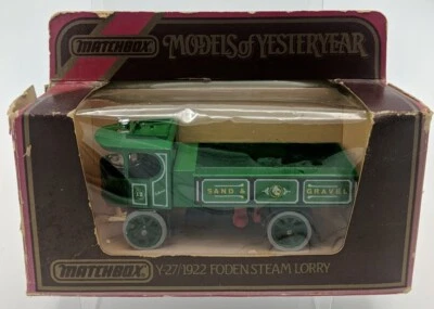 Matchbox Models Of Yesteryear Y27/1922 FODEN C TYPE STEAM WAGON LAKE GOLDSMITH ⭐ - Image 1 of 4