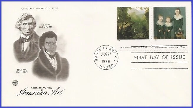 USA3 #3236g U/A PCS ARTCRAFT FDC STR2  American Art Asher Brown Durand - Image 1 of 1
