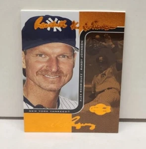 RANDY JOHNSON / ALEX RODRIGUEZ 2006 Topps Co-Signers BRONZE /150 ~ YANKEES - Picture 1 of 2