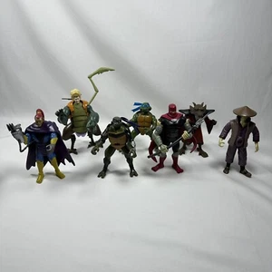 TMNT Teenage Mutant Ninja Turtles Figures LOT Of 7 - 2003-06 Leo Don Splinter ++ - Picture 1 of 14