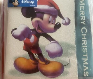 7 Mickey Mouse Christmas cards with envelopes, 2 designs - Picture 1 of 2