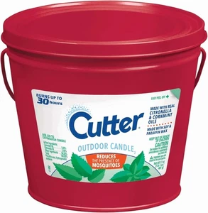 Cutter Candle, Soy Wax Candle Real Citronella & Cornmint Oil, Mint Scent, 17 Oz - Picture 1 of 6