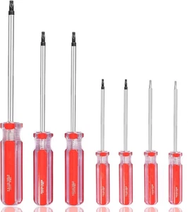 Dreieck Schraubendreher Set 7 Größen 1,4 mm 1,8 mm 2,0 mm 2,3 mm Full Size, rot  - Bild 1 von 9
