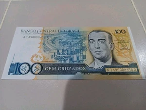 Brasilien, 100 Cruzados, ND (1986-1988), P-211, UNC - Bild 1 von 2