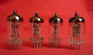 4 Stk. 6S1P / 6C1P / 6С1П = 9002 Triodenröhre. Nowosibirsk.  NEU - Bild 1 von 3