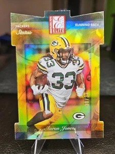 Donruss Elite 2022 Aaron Jones Gold Status #'d/33 - Imagen 1 de 2