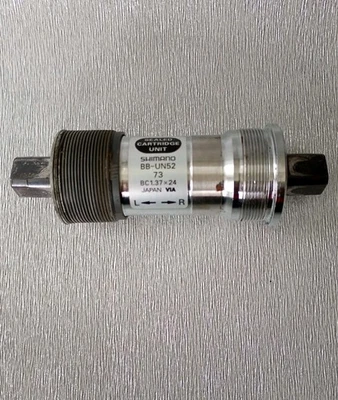 SHIMANO BB-UN52 73mm x 115mm BOTTOM BRACKET Square Taper Retro Mtb Bike z871 - Image 1 of 4