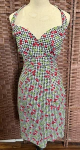Vintage Torrid Cherry Print Retro Pinup Dress Made in USA 0X RARE - Picture 1 of 9
