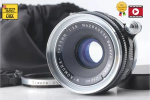 Rare [ NEAR MINT w/ Cap ] Sankyo Koki W-Komura 35mm F2.8 Lens L39 LTM From JAPAN - Picture 1 of 10
