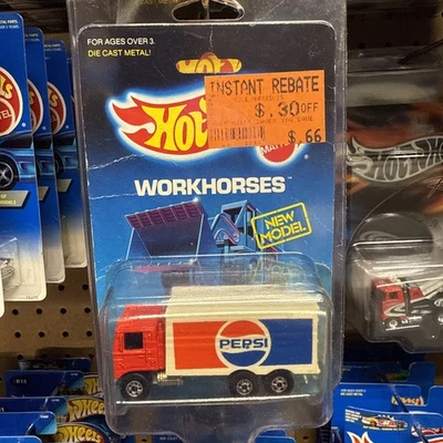 Camión de reparto Hot Wheels Workhorses Pepsi Hiway Hauler 1989 envío gratuito Foto 1 de 2