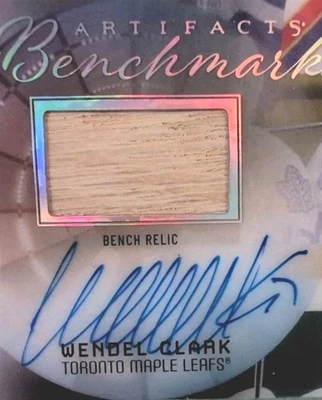WENDEL CLARK 2025-26 Upper Deck Artifacts Benchmarks BM-WC 36/49 Maple Leafs MSG - Image 1 of 4