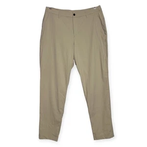 NUEVO Pantalón Lululemon Commission Clásico PARA HOMBRES 36 x 31 Beige Ventilado ABC Chino Nuevo Sin Etiquetas - Imagen 1 de 12