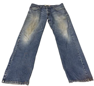 Levi's-505-Herren Jeans-38x34-blau-Straight Regular Fit Hose-Workwear-Distressed - Bild 1 von 9