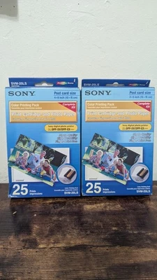 SONY SVM-25LS Color - 4x6 - Printing Pack Paper & Cartridge - Set of 2 - - Image 1 of 4