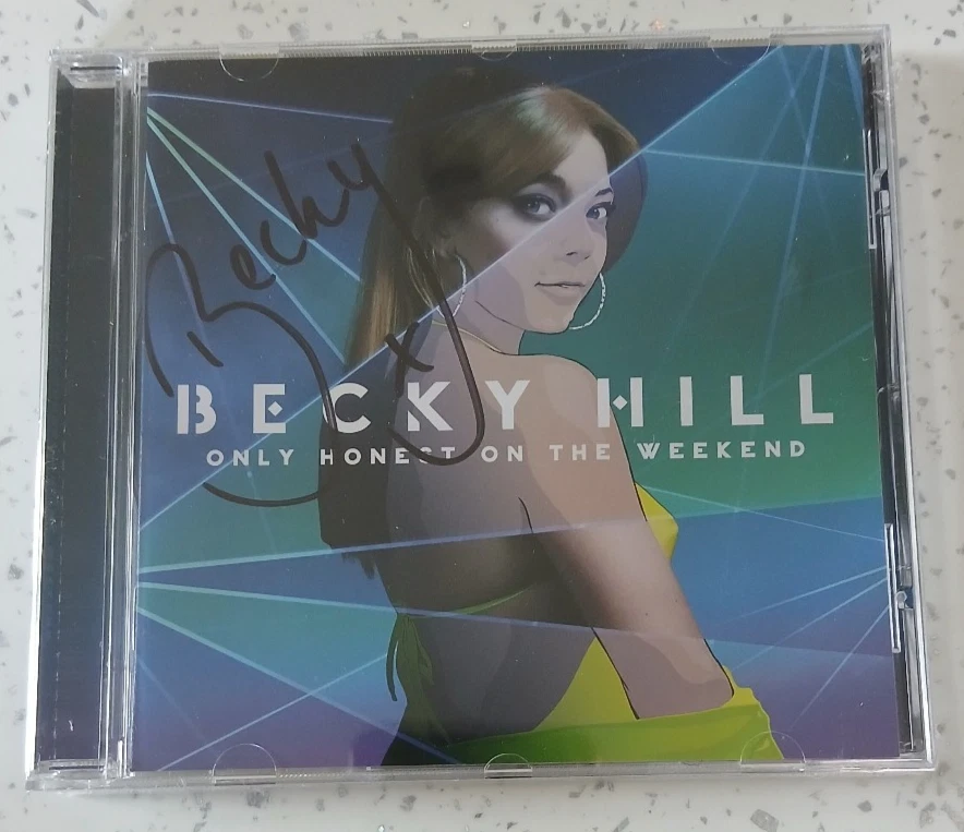 Becky Hill SIGNED CD Only Honest On A Weekend   Sealed Foto 1 de 1