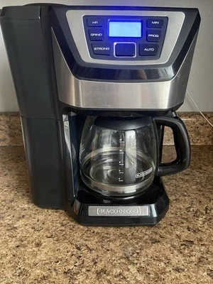 BLACK+DECKER 12-Cup Mill and Brew Coffee Maker, Automatic Grind and Brew Drip - Image 1 of 4