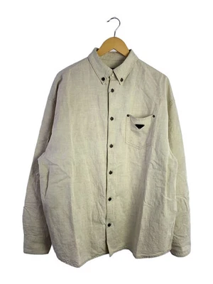 Camisas PRADA manga longa creme S usadas - Imagem 1 de 4