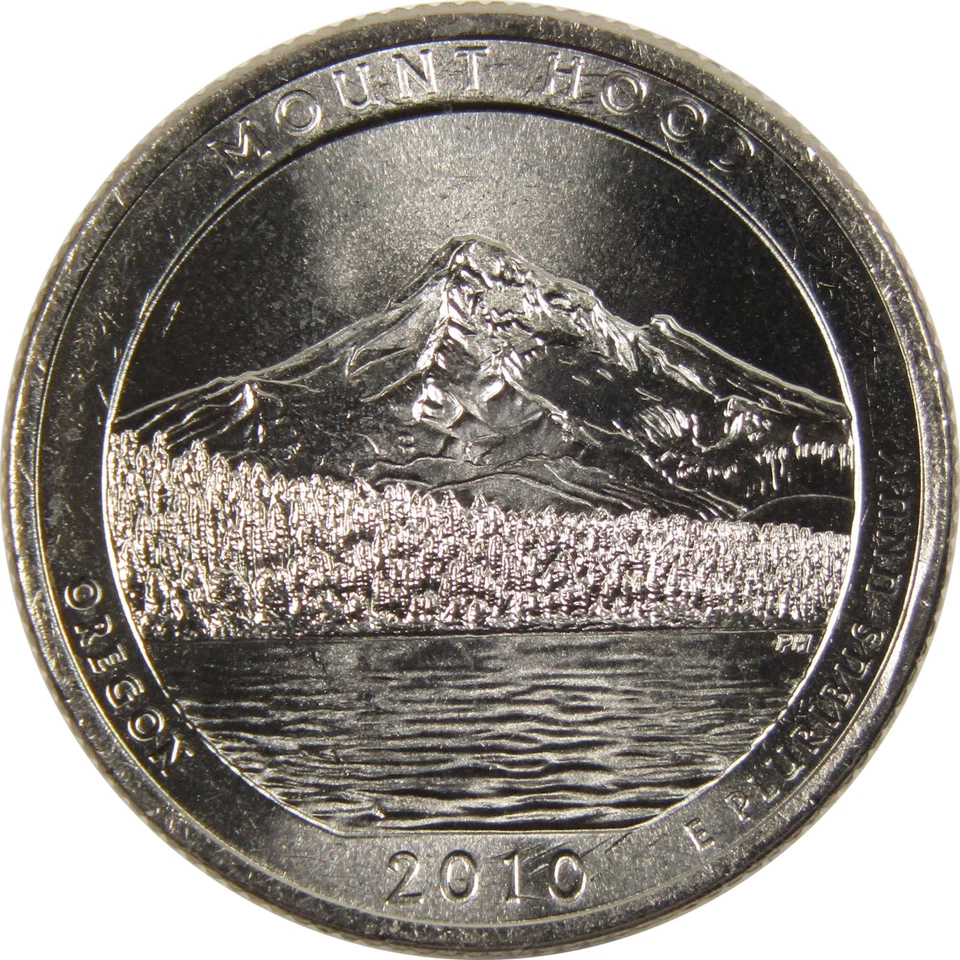 USA - 2010P - Washington ¼ $ - Mount Hood - Rare - Image 1 of 1