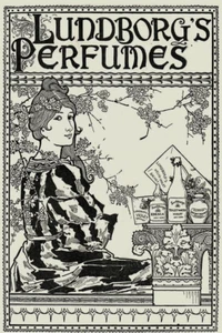 1895 LUNDBORG'S Perfume Bottle Jar Letters Cherry Tree Robe Advertisement 2276 - Imagen 1 de 2