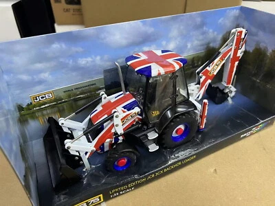 1/32 Scale JCB 3CX Backhoe Loader Diecast Model Collection Gift NIB  - Image 1 of 4