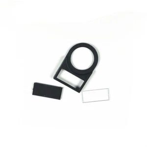 10PCS 22mm Pushbutton Switch Black Plastic Notice Board Cover Label Plate #F9 - Picture 1 of 4