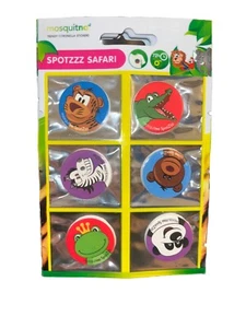 Mosquito 3 DAY Repellent Stickers 2 Packs Natural Deet Free Citronella Safe - Picture 1 of 2