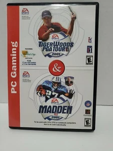 Tiger Woods PGA Tour 2001 & Madden 2001 Pc CD-ROM - Picture 1 of 5