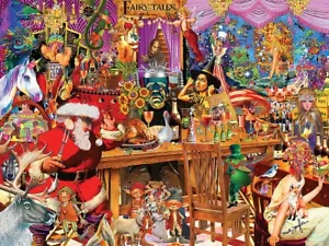 Sunsout 1000 Piece Large Format Jigsaw Puzzle - Fairy Tale Collage - Picture 1 of 1