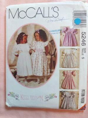 McCall's 5246 Kitty Benton Child's Dress with Smocking Pattern Size 5 - Image 1 of 2