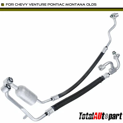 Conjunto de succión y descarga con aire acondicionado trasero para Chevrolet Venture Pontiac V6 3,4 L Foto 1 de 4