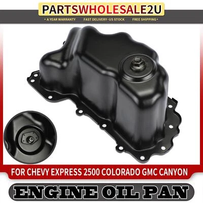 Pan de aceite inferior del motor para Chevrolet Express 2500 Colorado GMC Canyon Savana 3500 Foto 1 de 4