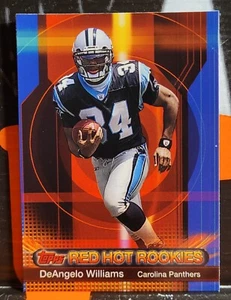 2006 TOPPS RED HOT ROOKIES ** DeANGELO WILLIAMS ** #11 " PANTHERS " - Picture 1 of 2