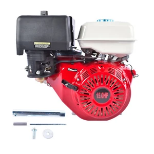 Motor de gasolina de 4 tiempos de 15 HP/13 HP MOTOR DE GO KART MONOCILÍNDRICO OHV eje horizontal - Imagen 1 de 104