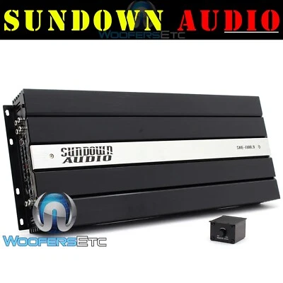 SUNDOWN AUDIO SAE-1100.5 5-CHANNEL COMPONENT SPEAKERS SUBWOOFER SYSTEM AMPLIFIER - Image 1 of 4