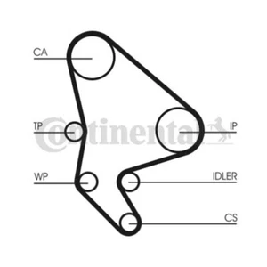 ContiTech Timing Belt Kit Set - Part No: CT987K1 - 141 Teeth - EO Quality - Picture 1 of 4