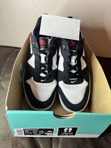 Nike SB Alleyoop Shoes - NEW Mens Size 10 Black / White / Red - Picture 1 of 8