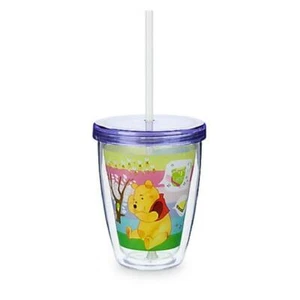 Disney Winnie the Pooh Tumbler with Color Changing Straw - Picture 1 of 3