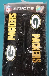 Green Bay Packers NFL Embroidered Seatbelt Pad - Pair - Picture 1 of 2