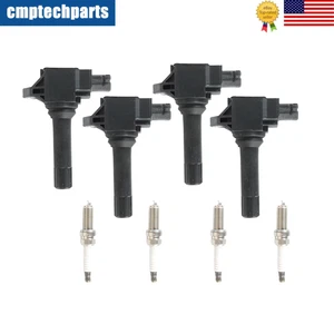 4PCS Ignition Coil & Iridium Spark Plug for 2015-2019 Subaru Outback UF774+93501 - Picture 1 of 11