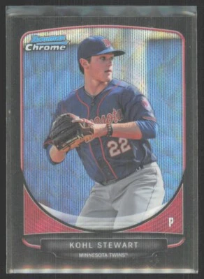 Bowman Draft Picks & Prospects 2013 cromo refractor de onda negro Kohl Stewart Foto 1 de 2