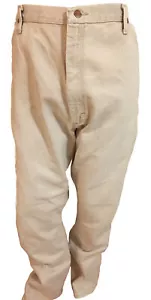 Wrangler Cowboy Boot Men 13MWZTN 13MWZ TN Denim Men Tan Beige Denim Jean 42x34 - Picture 1 of 12
